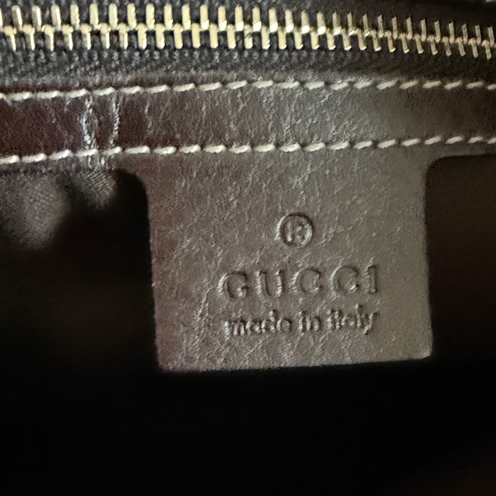 Gucci Beige and Brown Patterned Tote - Picture 8 of 9